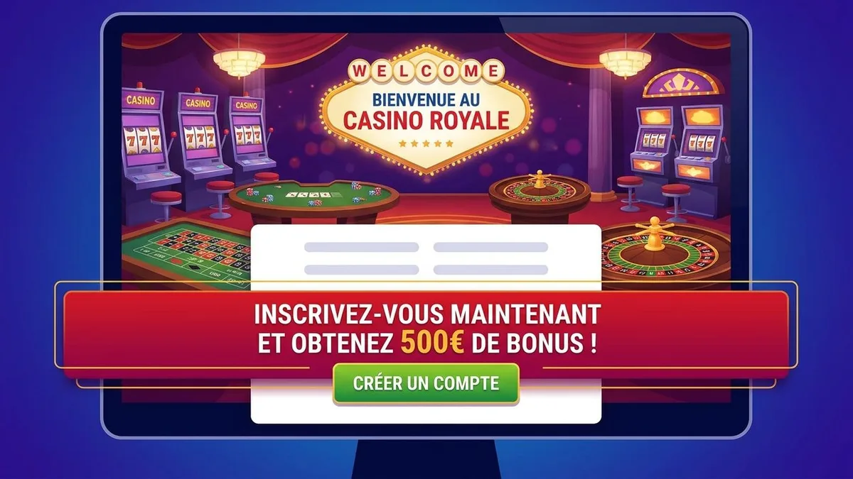 Inscription avec bonus